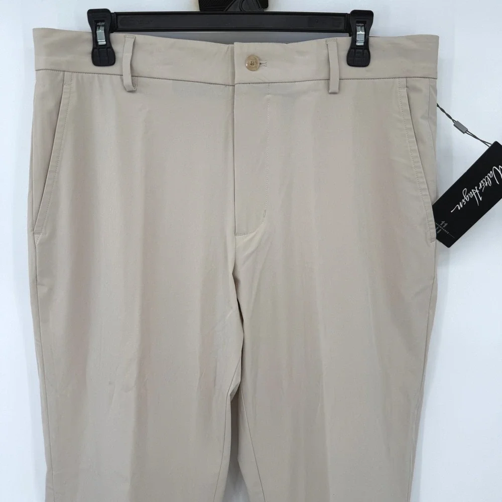 Walter Hagen Golf Pants Men 32x30 Khaki Performance 11 Standard 4-Way Stretch